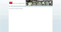 Desktop Screenshot of harzguss.de